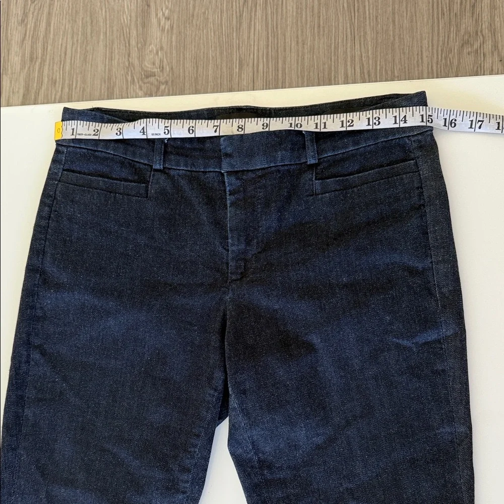 Banana Republic Jeans Size 4 Petite Womens Sloan Fit Straight Dark Wash Blue